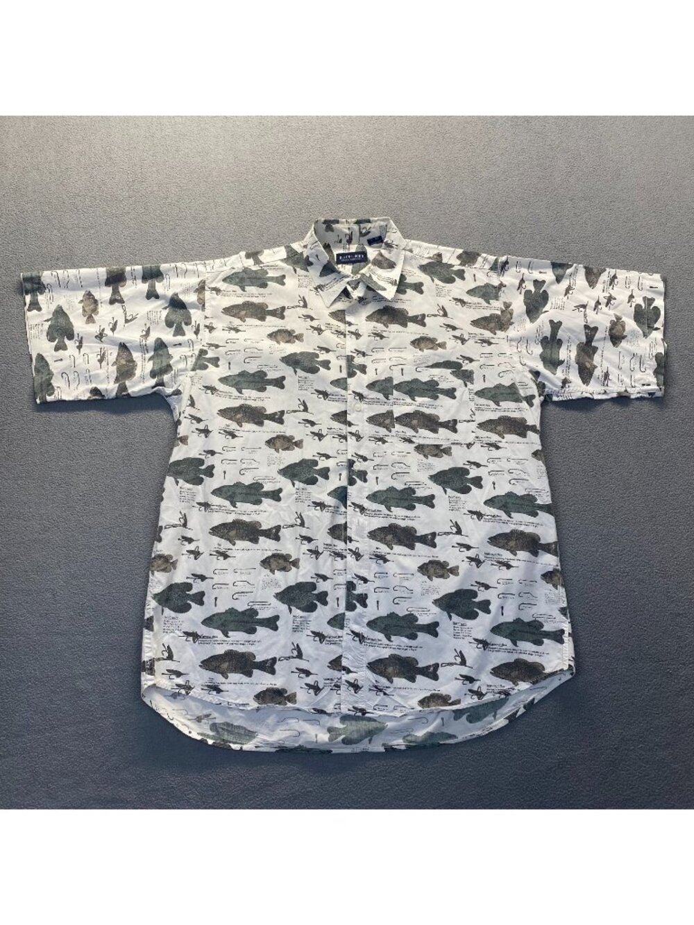 Men's Shirt Green Sailfish Swordfish fish Fishing Sportsman Short Sleeve XL